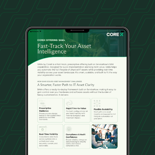 CoreX Offering: SAMx