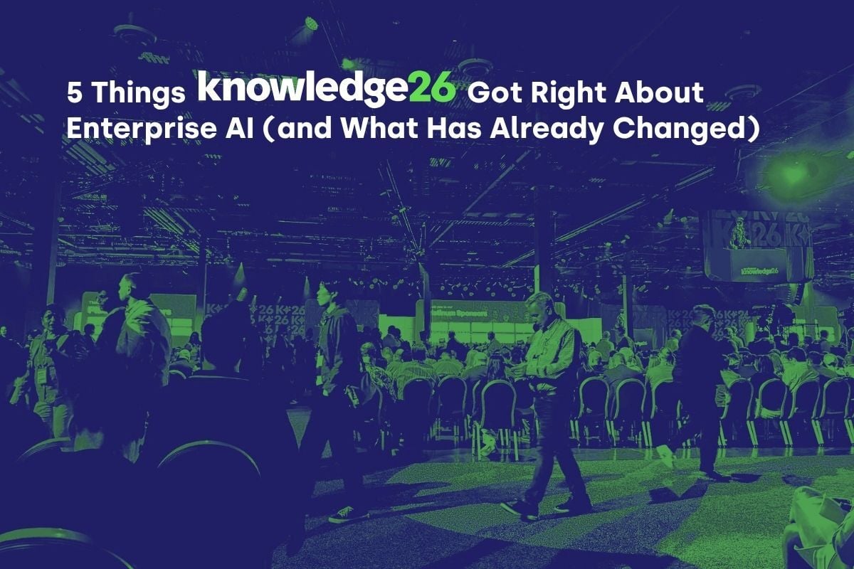 Image from the Knowledge 26 show floor in Las Vegas, May 2026